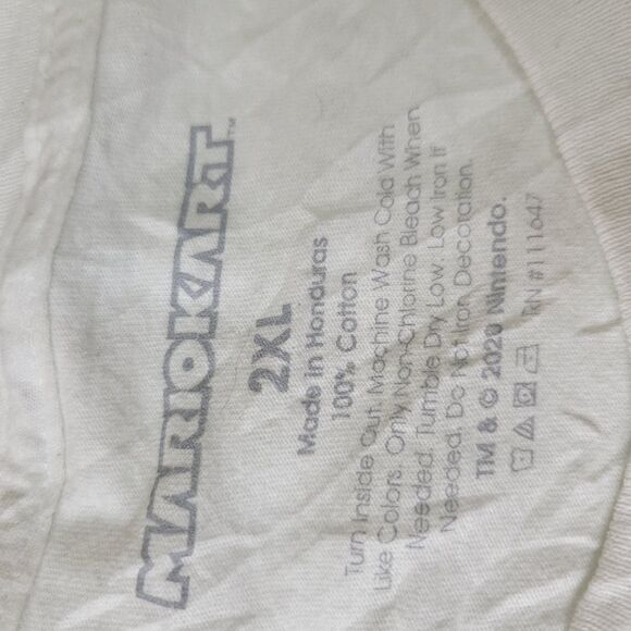 2XL MARIO KART VIDEO GAME CHARACTER GRAPHIC TSHIRT LUIGI NINTENDO XXL - Picture 7 of 10